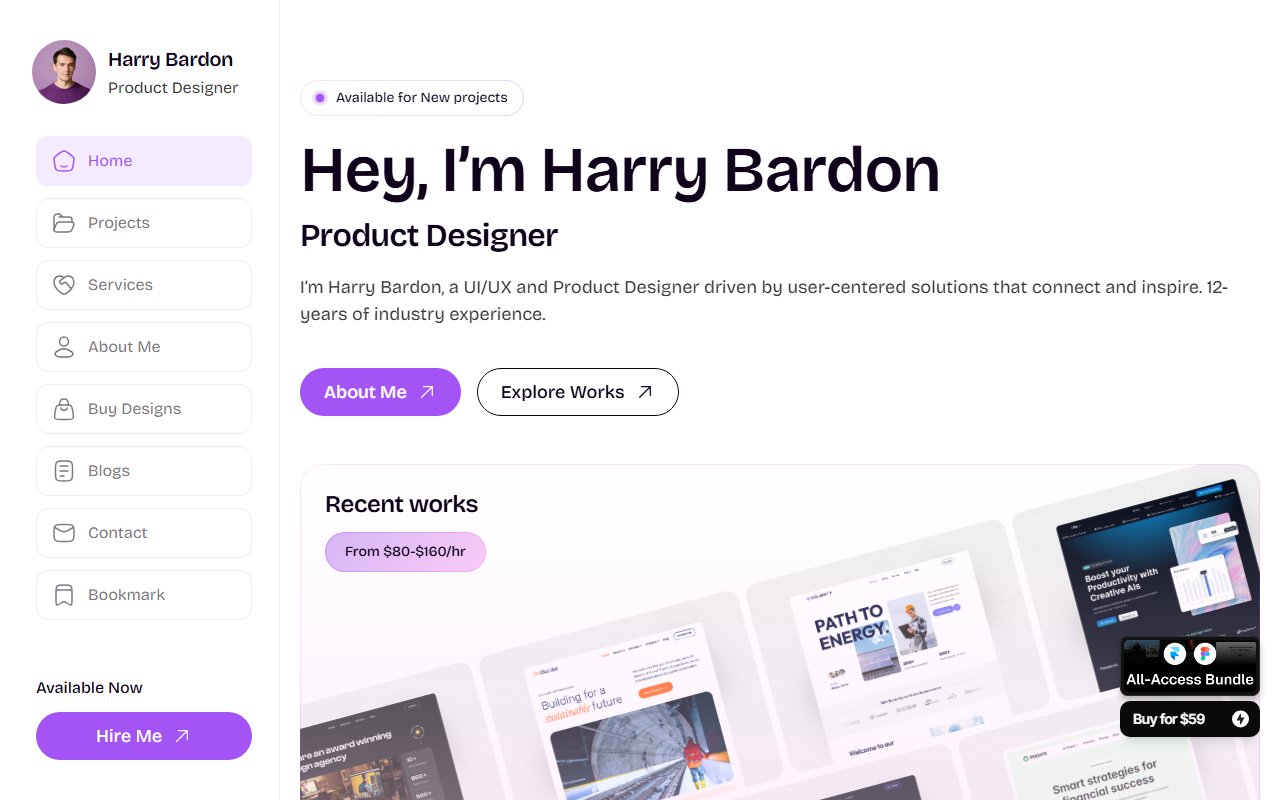 Preview of hyperfolio