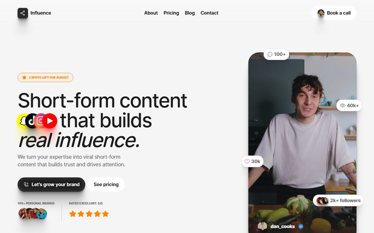 Preview of influence