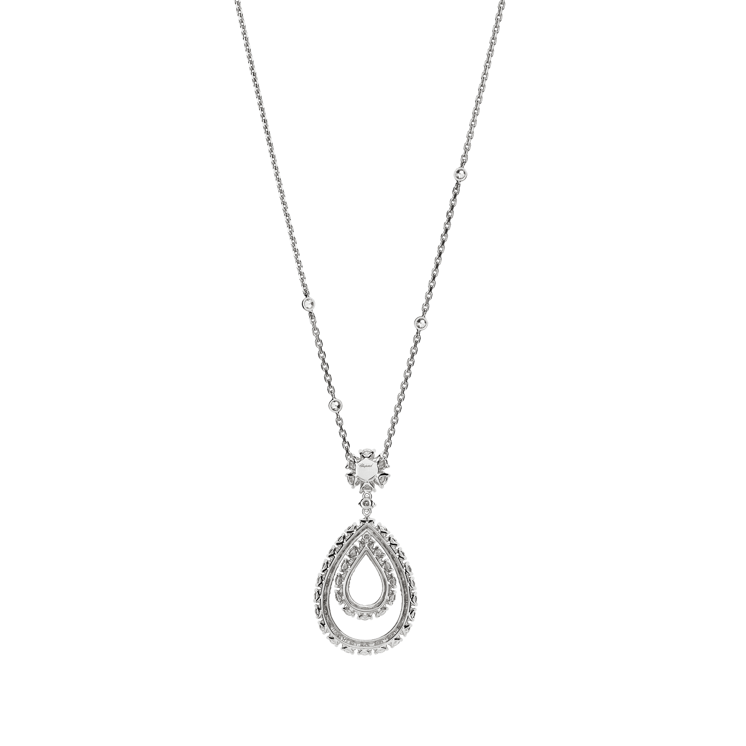Teardrop Diamond Necklace Preview 4