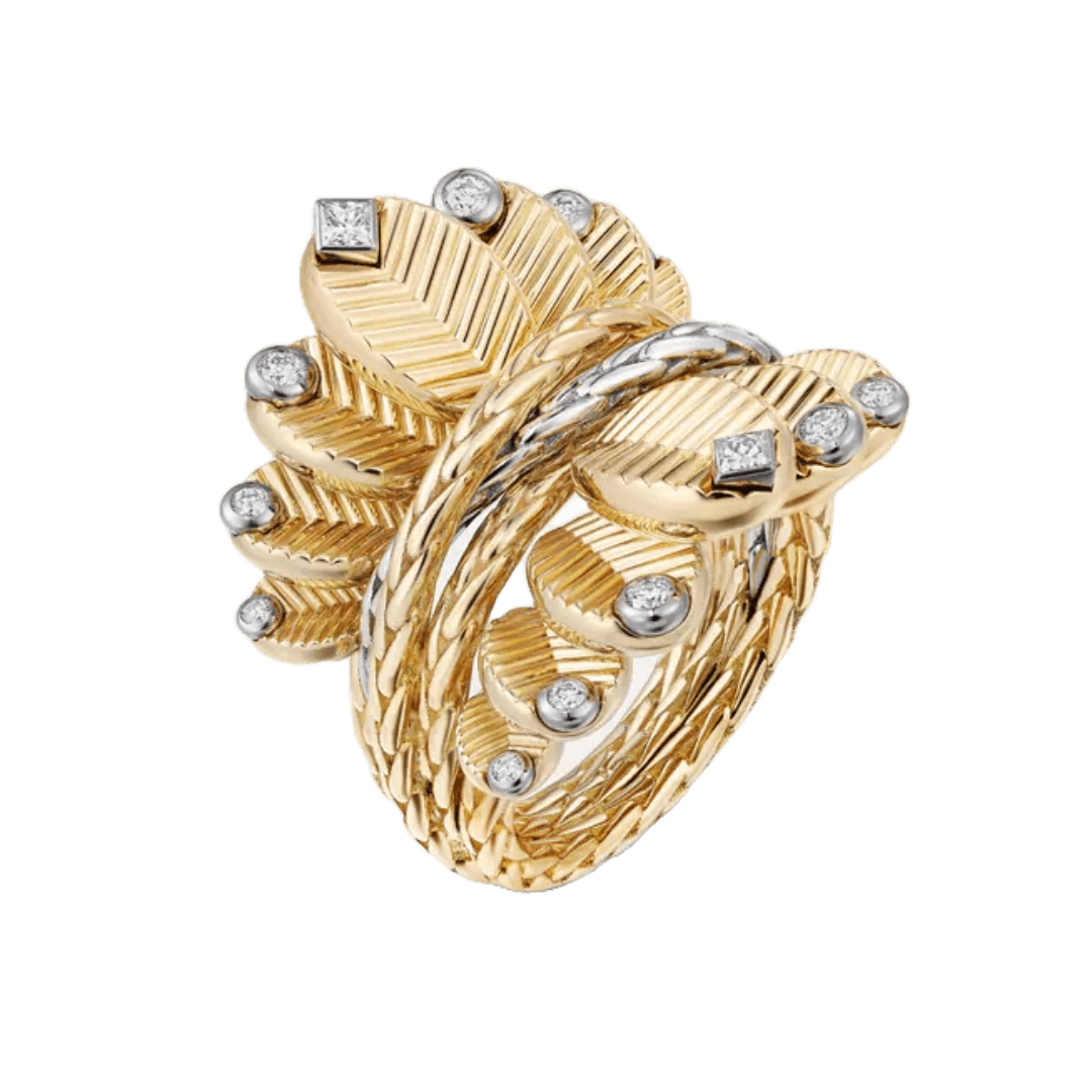 Golden Leaf Diamond Ring Preview 1