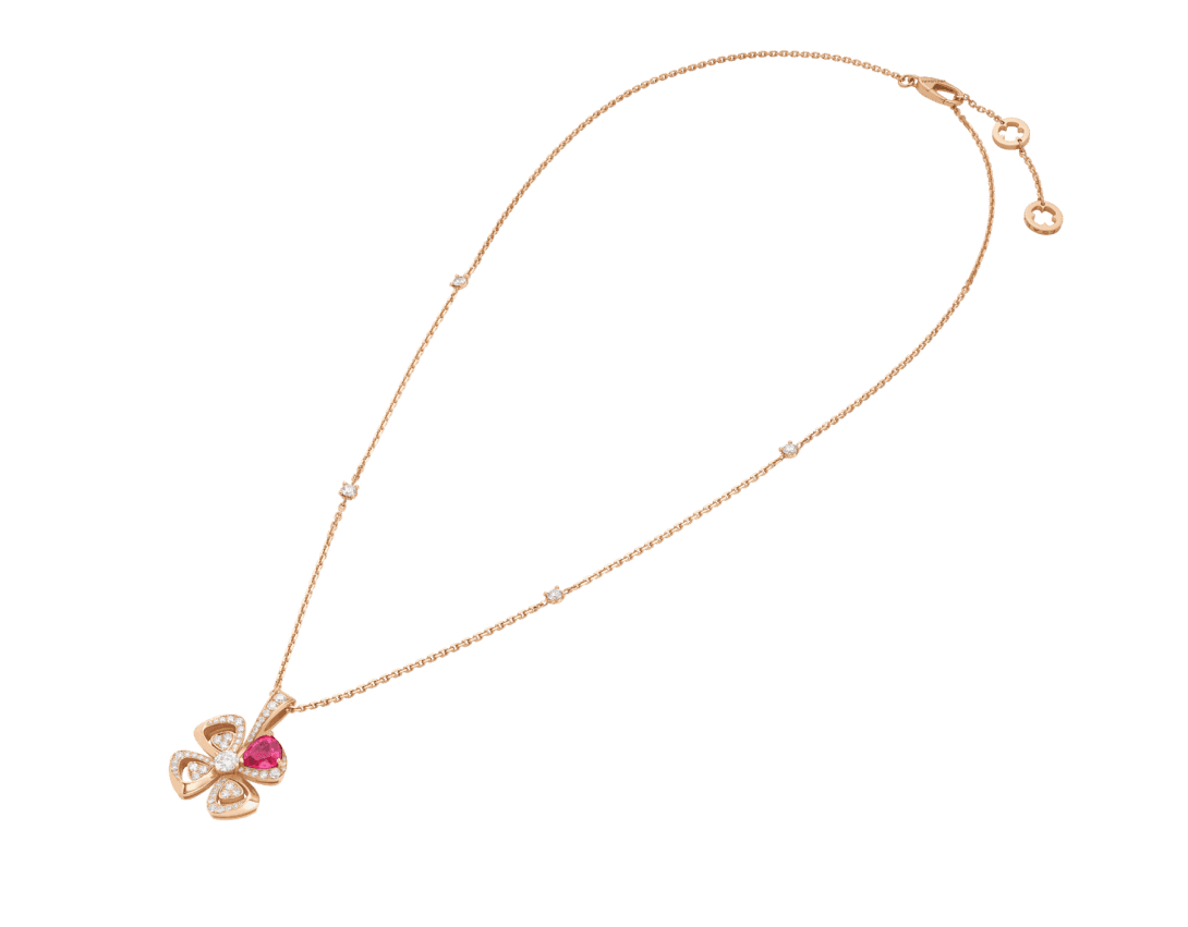 Fiorever Ruby Diamond Necklace Preview 2
