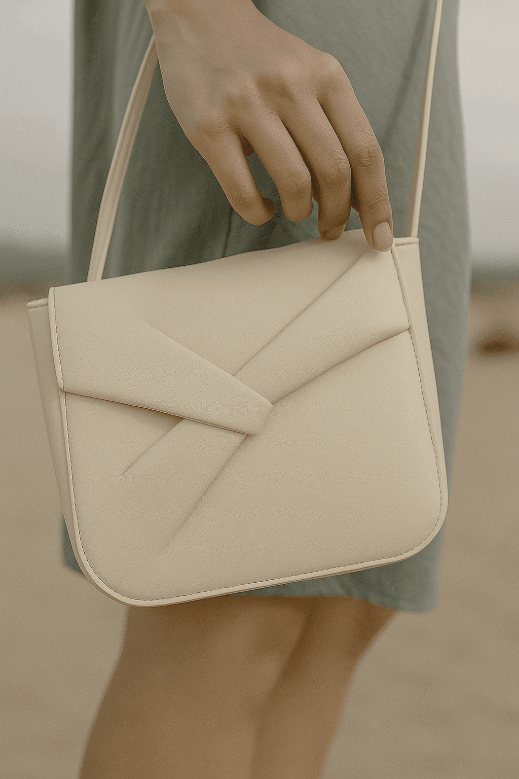Cream Front Bag Image