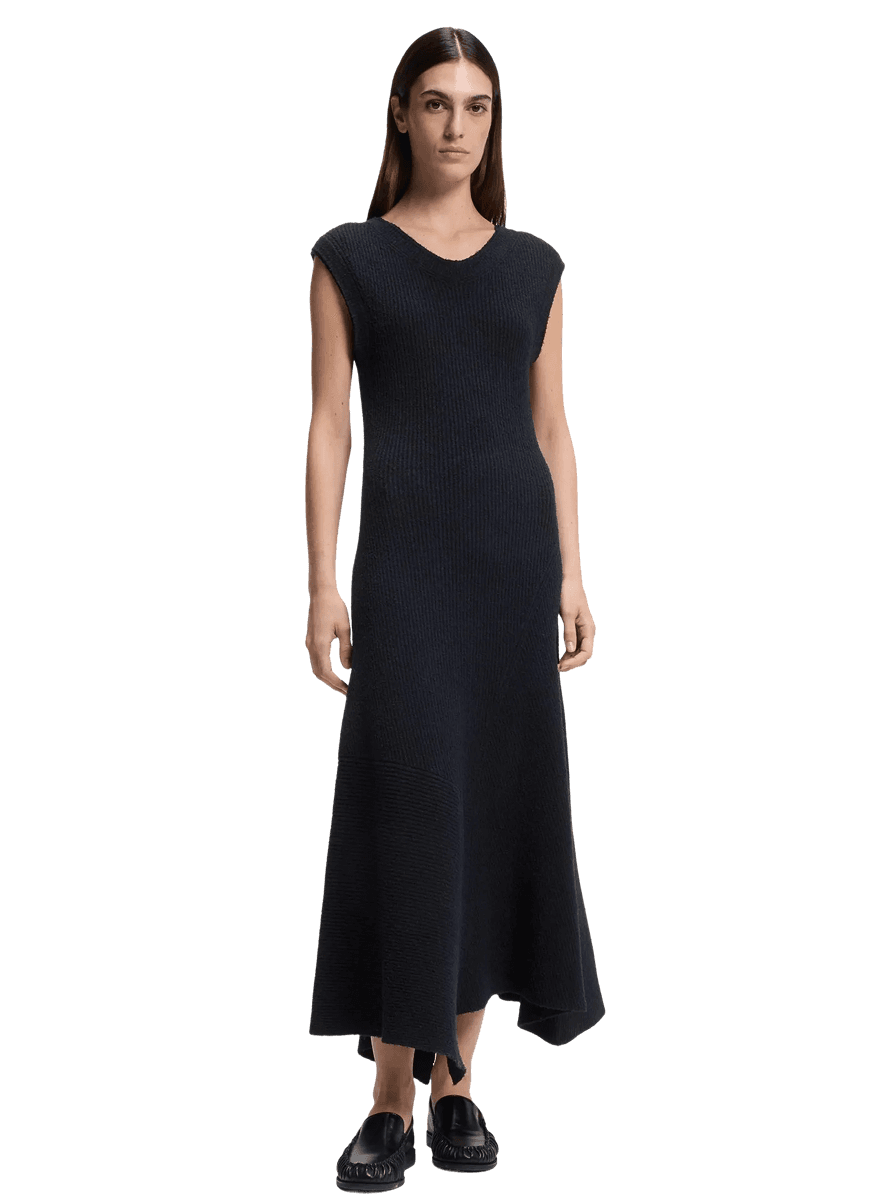 Indigo straight-fit jeans in stretch denim