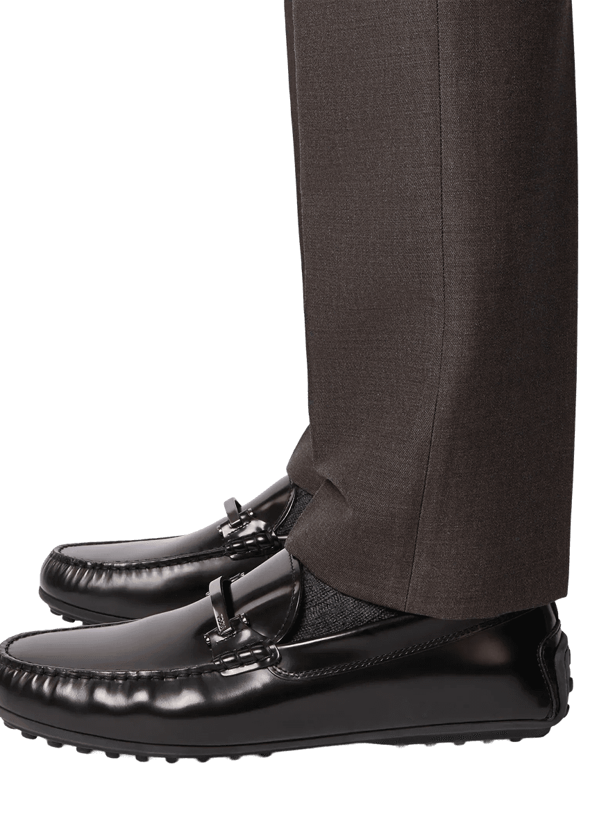 Classic Black Loafers in Leather