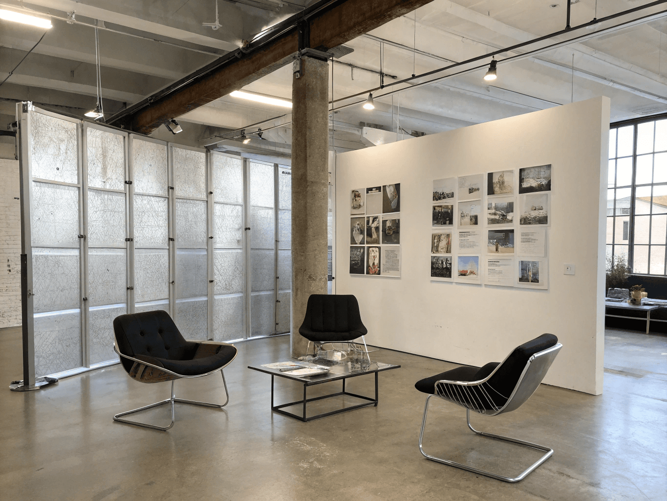 black flat screen computer monitor on brown wooden desk