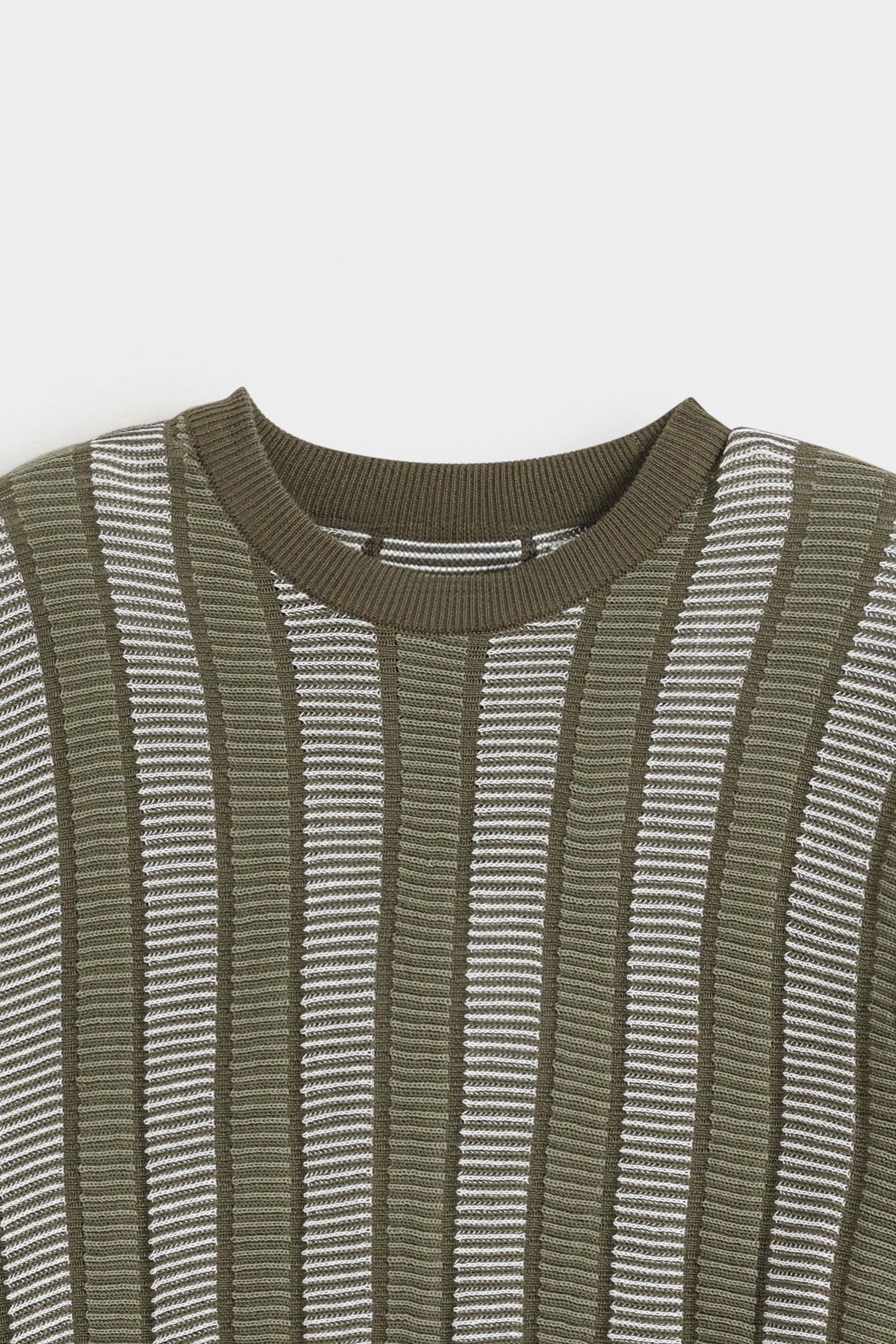 Textured Knitted Shirt