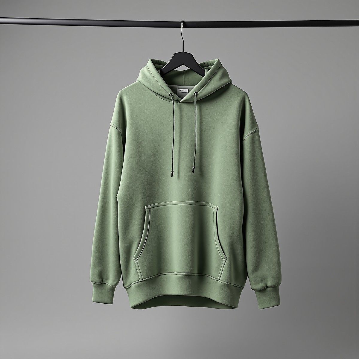 Green hoodie